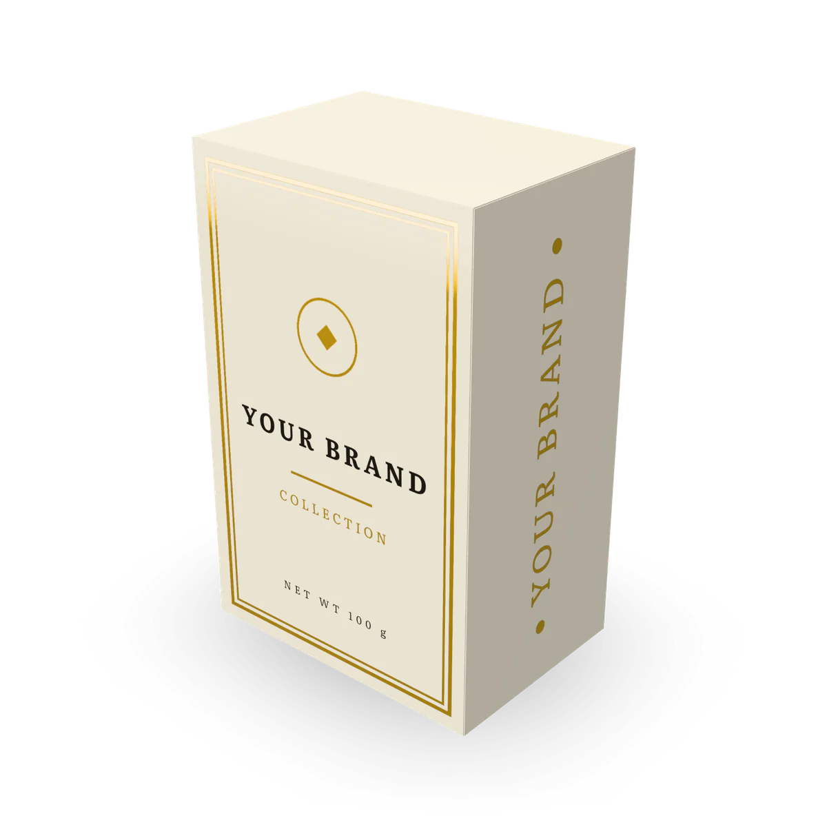 The Signature design on a box.